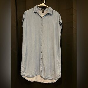 Denim Button Up Dress